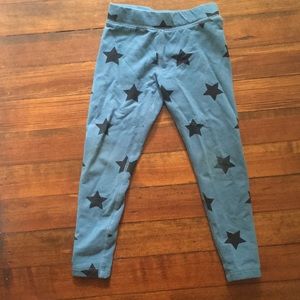 Primary cozy leggings with star print, EUC